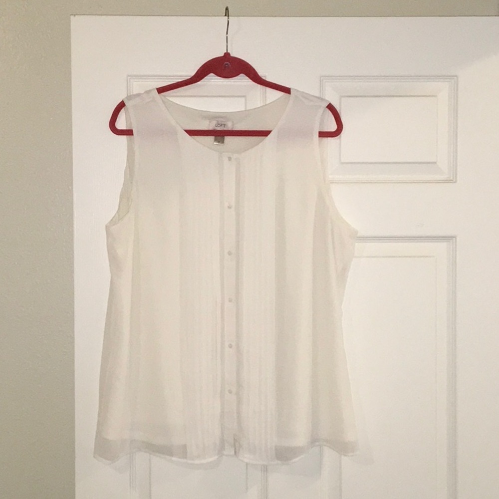 Loft sleeveless top